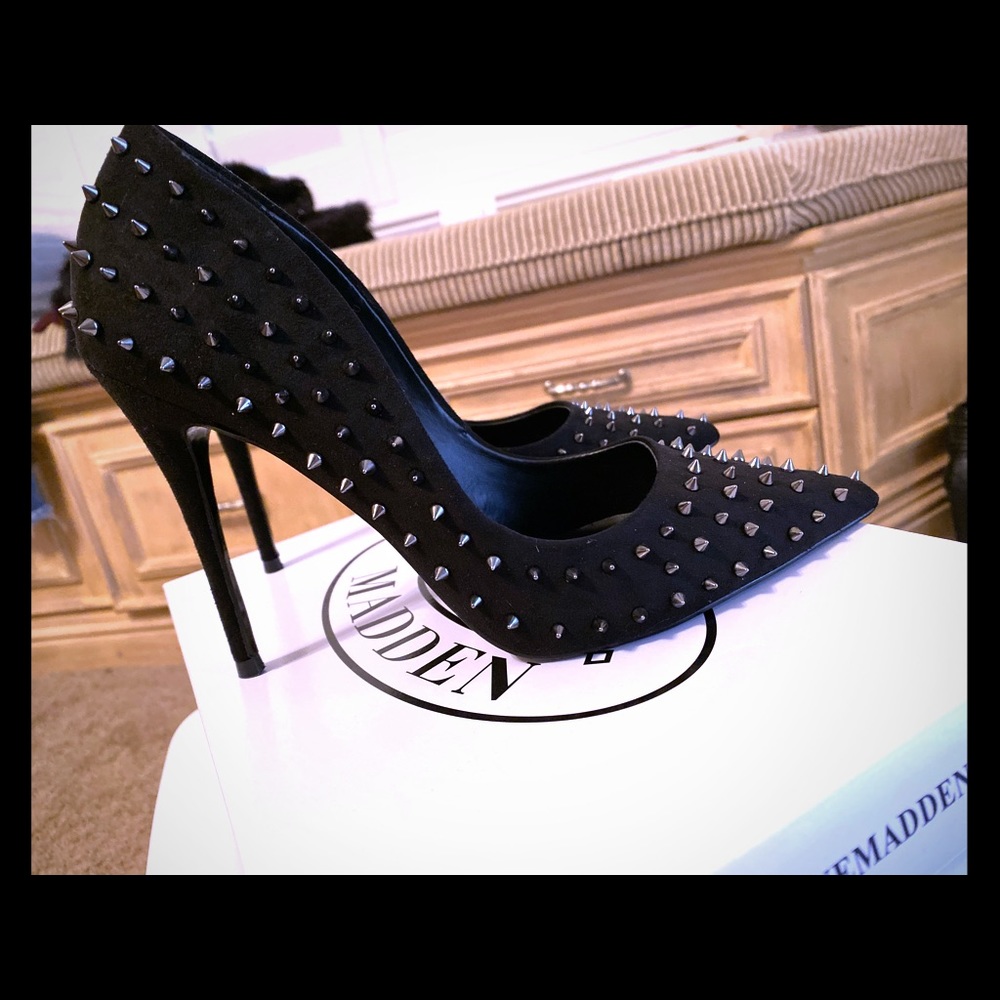 Steve Madden stud heels